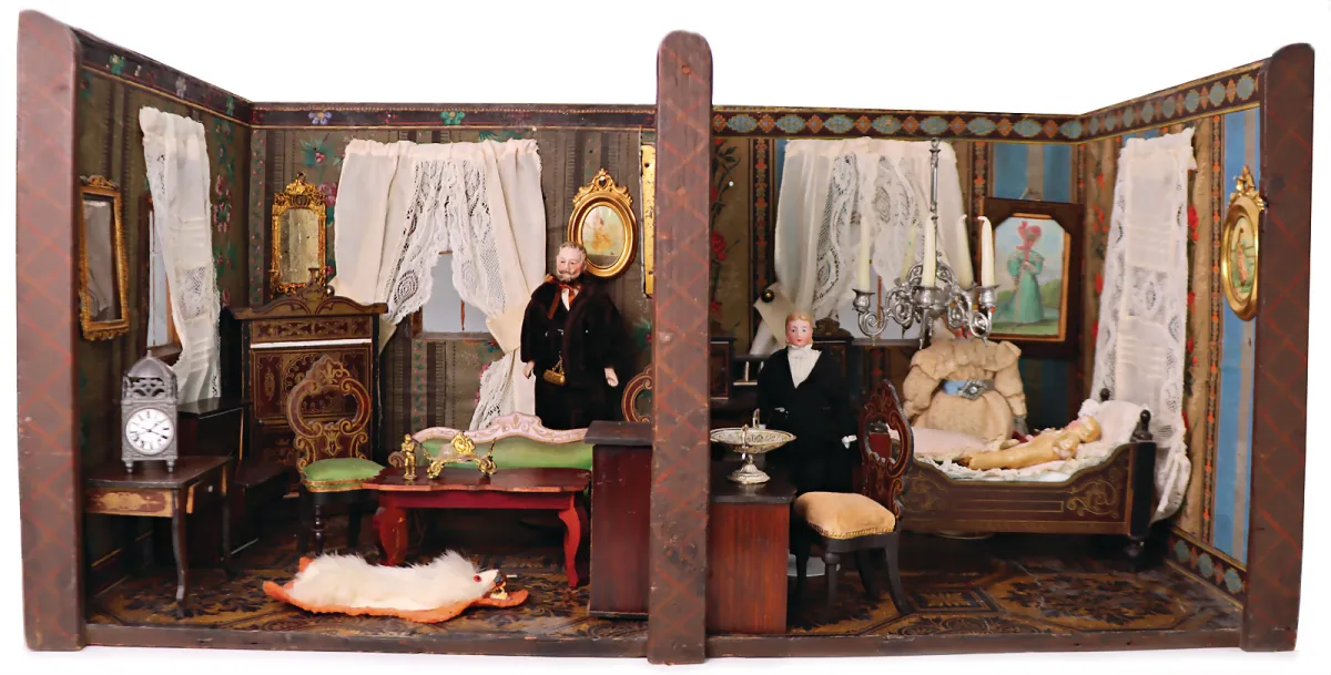 Domek dla lalek, około 1880