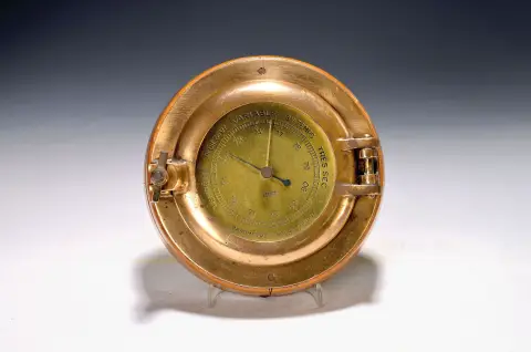 Baromètre, Hermès France, 1re moitié du 20e s., système Baromètre Holostérique