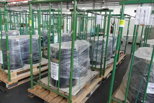 Konvolut PS Folien, Format 710 mm, 2300 my, mit 2x Lagerrunge