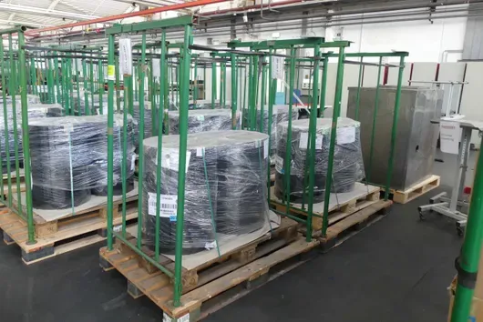 Konvolut PS Folien, Format 710 mm, 2300 my, mit 2x Lagerrunge