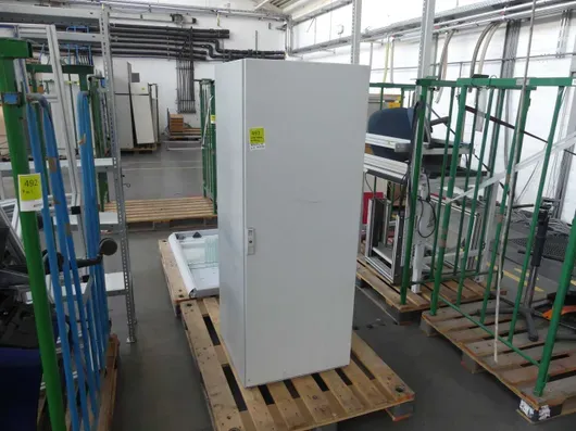 RITTAL control cabinet, locked, with pallet