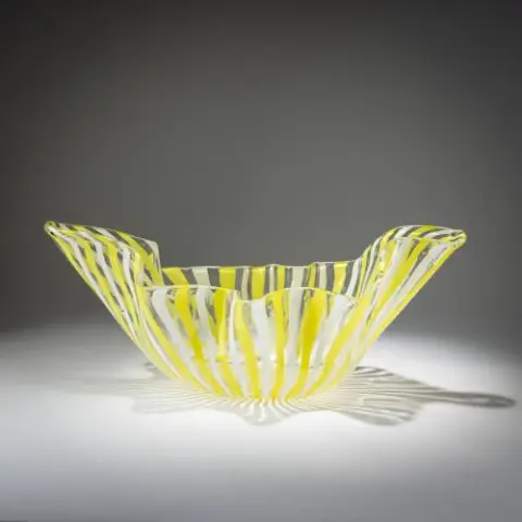 Fulvio Bianconi – Vase 'Fazzoletto a canne', vers 1950