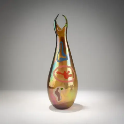 Benvenuto 'Nuto' Barovier – Vase avec peinture abstraite, vers 1954