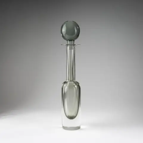 Mario Pinzoni – Bouteille avec bouchon 'Sommerso', 1962-1969