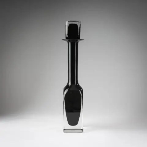 Mario Pinzoni – Bouteille avec bouchon 'Sommerso', 1963
