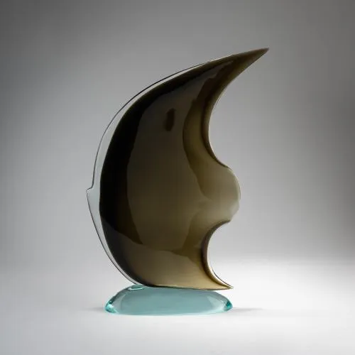 Mario Pinzoni – Fish 'Sommerso Grigio Aquamarina', circa 1964