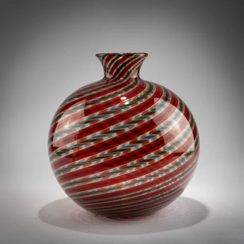 Ercole Barovier – Vase 'Spira aurata', vers 1966