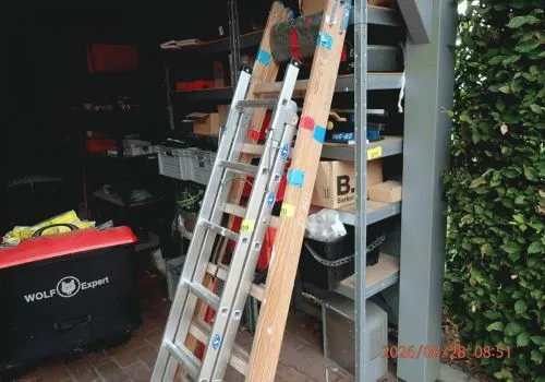 1 Holzbockleiter Würth, 7-stufig