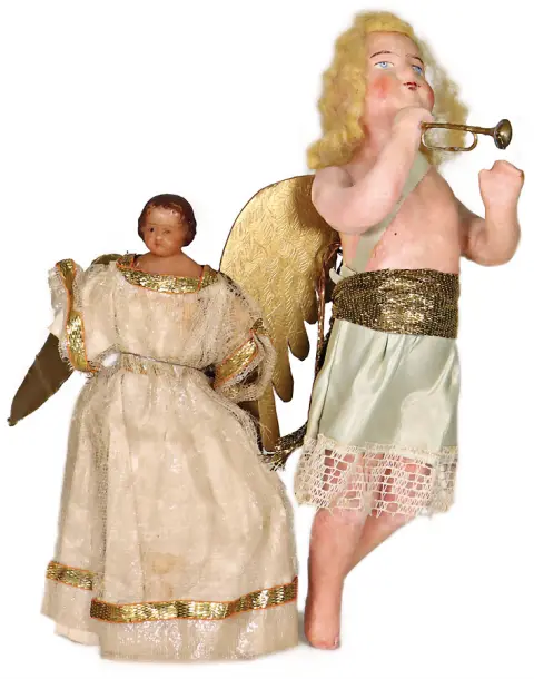 Papier-maché engel