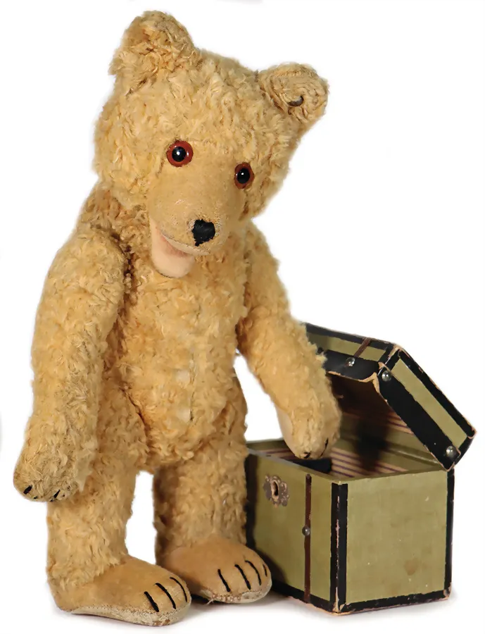 STEIFF – Teddybaby, plyš z umělého hedvábí
