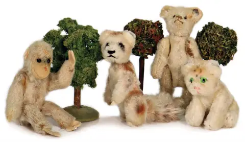 STEIFF – конв., 1 x маленький медведь Steiff