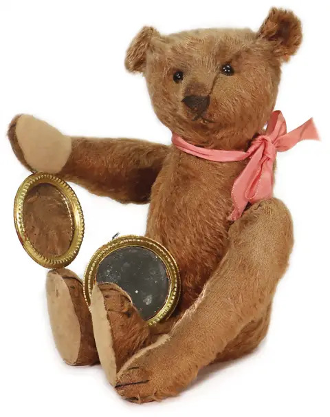 STEIFF – Donkerbruine Purzelbär