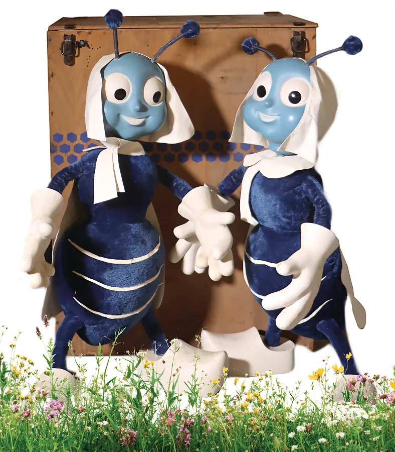 2 delen, etalage-reclamefiguren