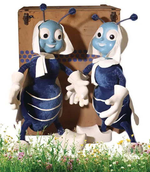 2 delen, etalage-reclamefiguren