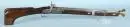 Fusil à percussion à chargement par la bouche – crosse en noyer, platine en fer, canon octogonal en acier avec décor gravé et entonnoir en laiton, marqué "Sanchez Onil", L= 94 cm, Espagne, vers 1850