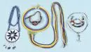 Objets tribaux africains - Bijoux, 5 pièces