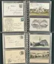 Cartes postales, 48 pièces – la plupart en couleur, majoritairement motifs de diverses fêtes et événements, entre autres Ravensburg, Dresde, Nuremberg…