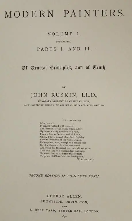 Ruskin,J. – Modern Painters