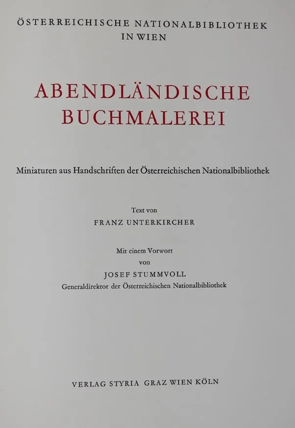 Unterkircher,F. – Westerse boekverluchting