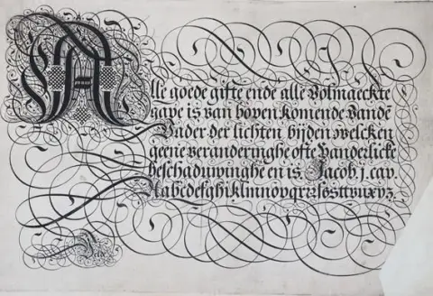 Velde,J.van den. – Spieghel der Schrijftkonste, in den welcken ghesien worden veelderhande Gheschriften met hare Fondementen ende