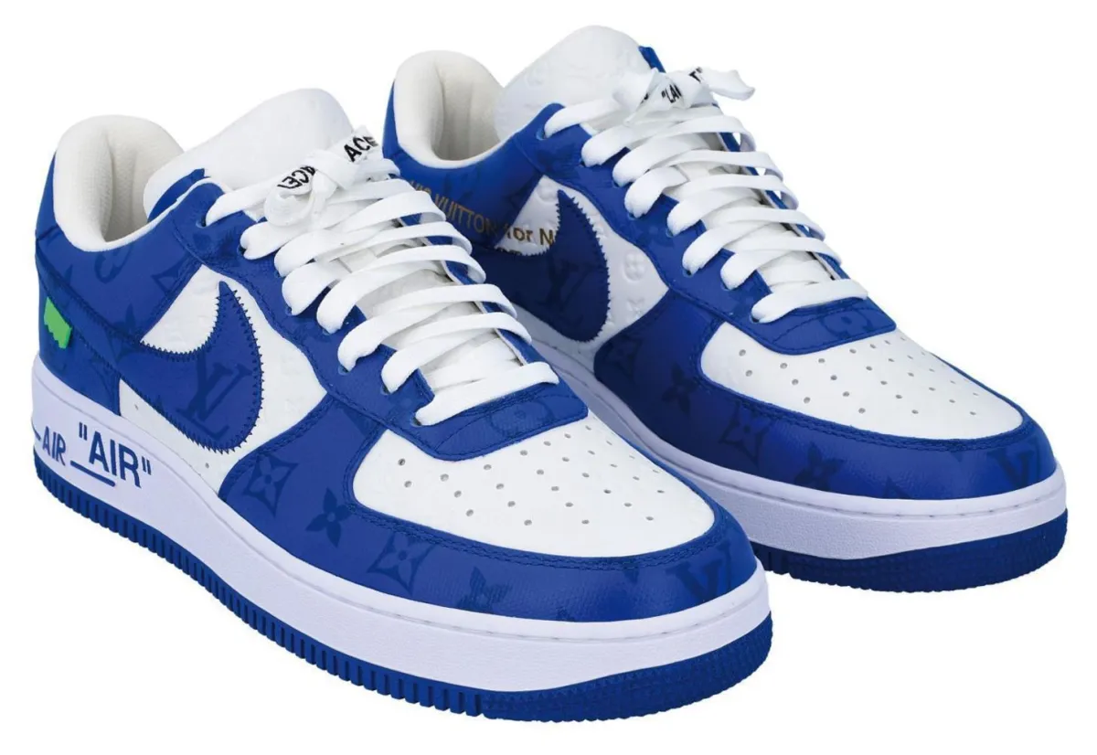 Louis Vuitton. – Baskets Nike "Air Force 1"