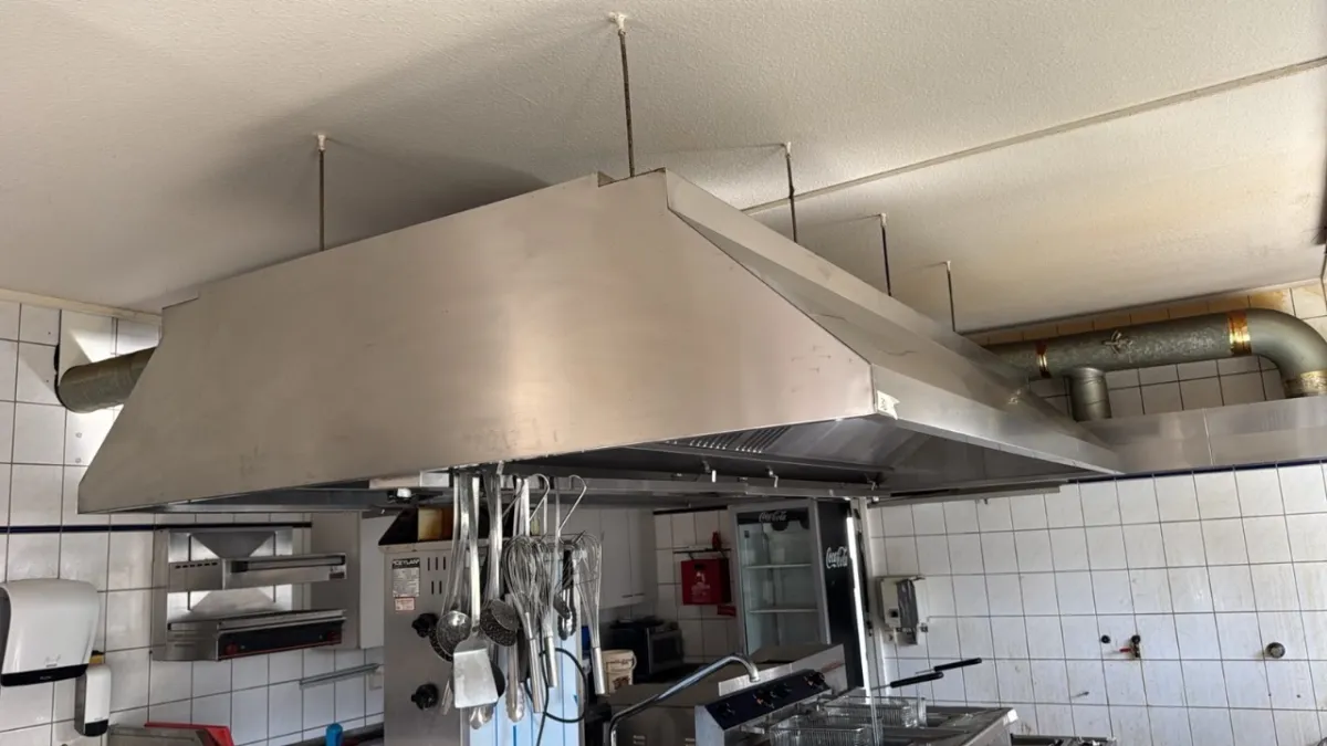RVS plafondafzuigkap (niet getest)