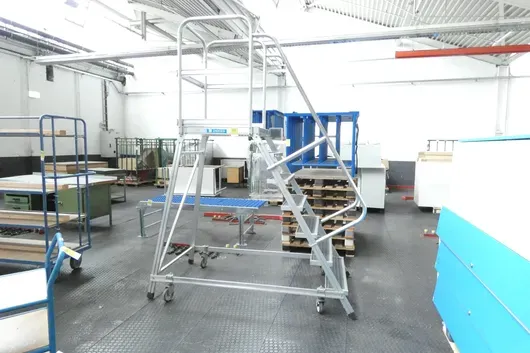 ZARGES platform ladder