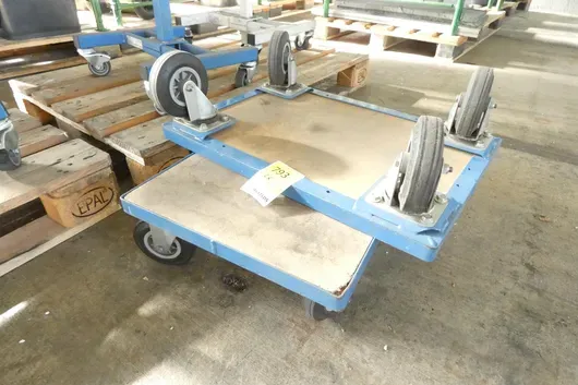 2x FETRA platform trolleys
