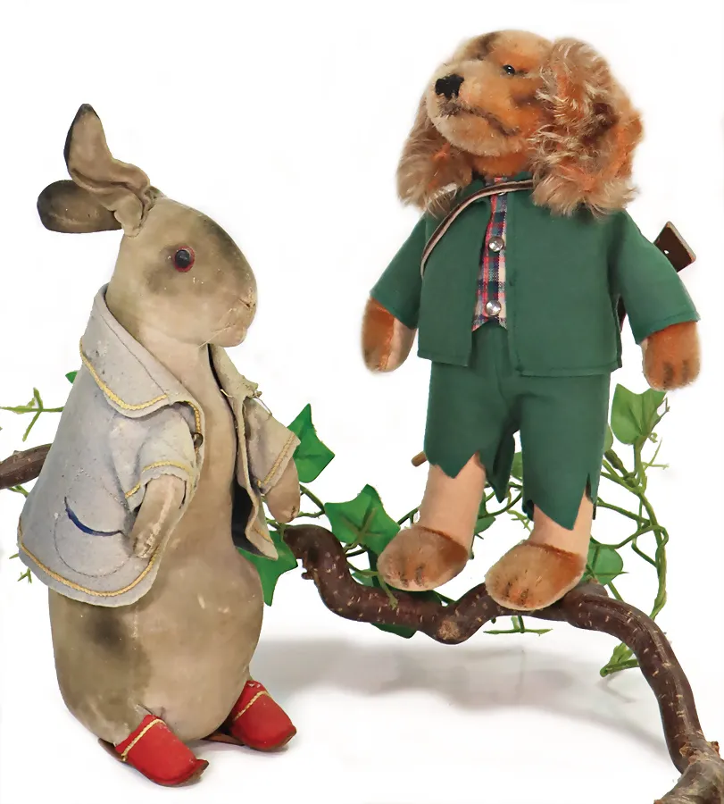 STEIFF – Steiff, zając z kapciami
