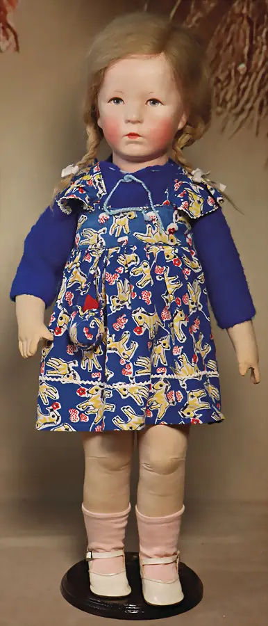 KÄTHE KRUSE – Ilsebill, Käthe Kruse-pop van serie VIII uit circa 1945