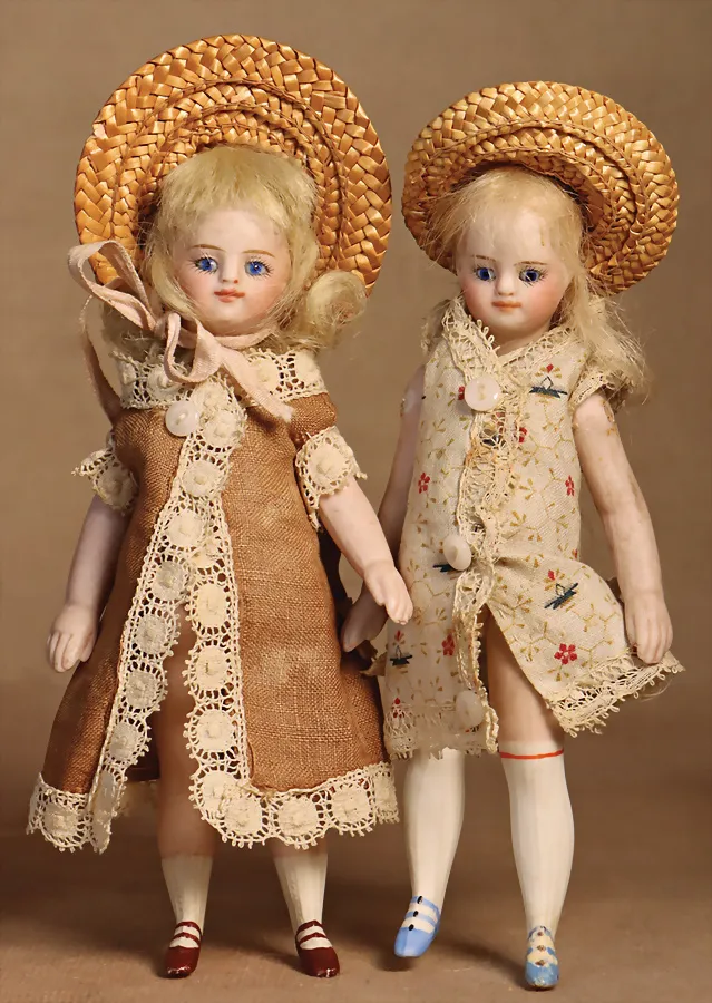 2 x páry francouzských Mignonette