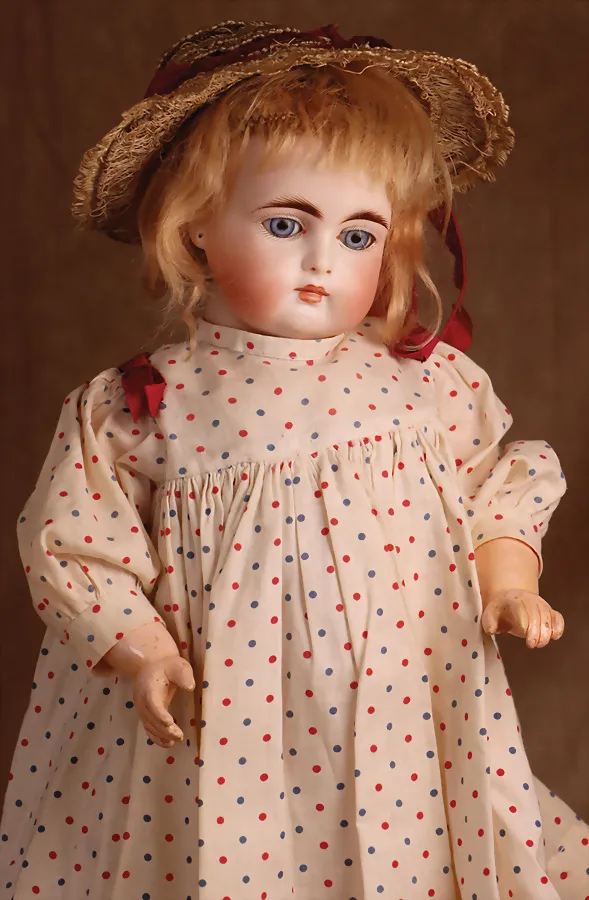 prawdopodobnie KESTNER – Lalka z porcelany biscuit