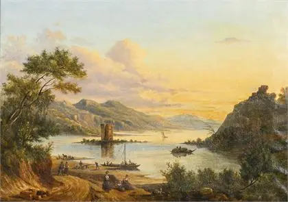 Stemningsfuldt kystlandskab