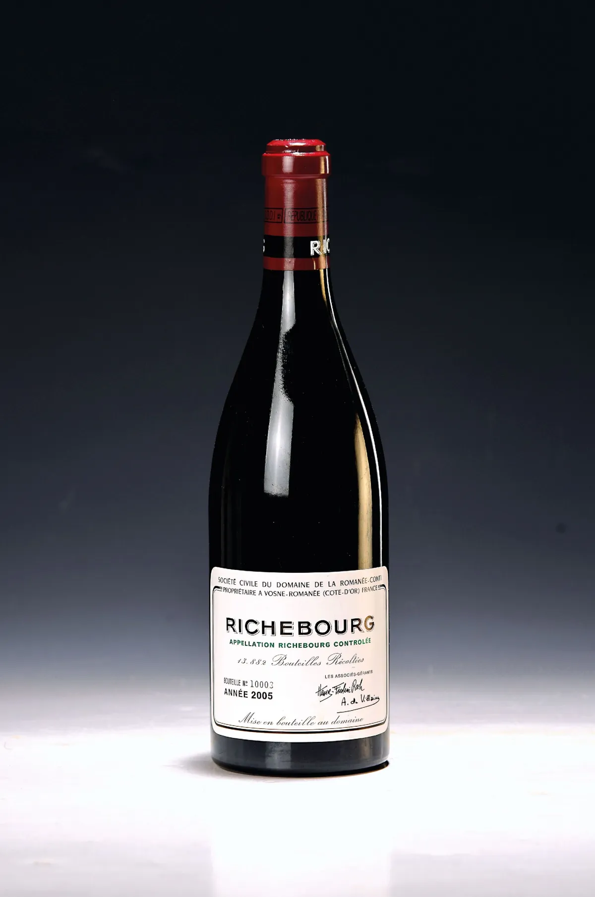1 butelka 2005 Domaine de la Romanée-Conti Richebourg Grand Cru, Côte de Nuits, ok.