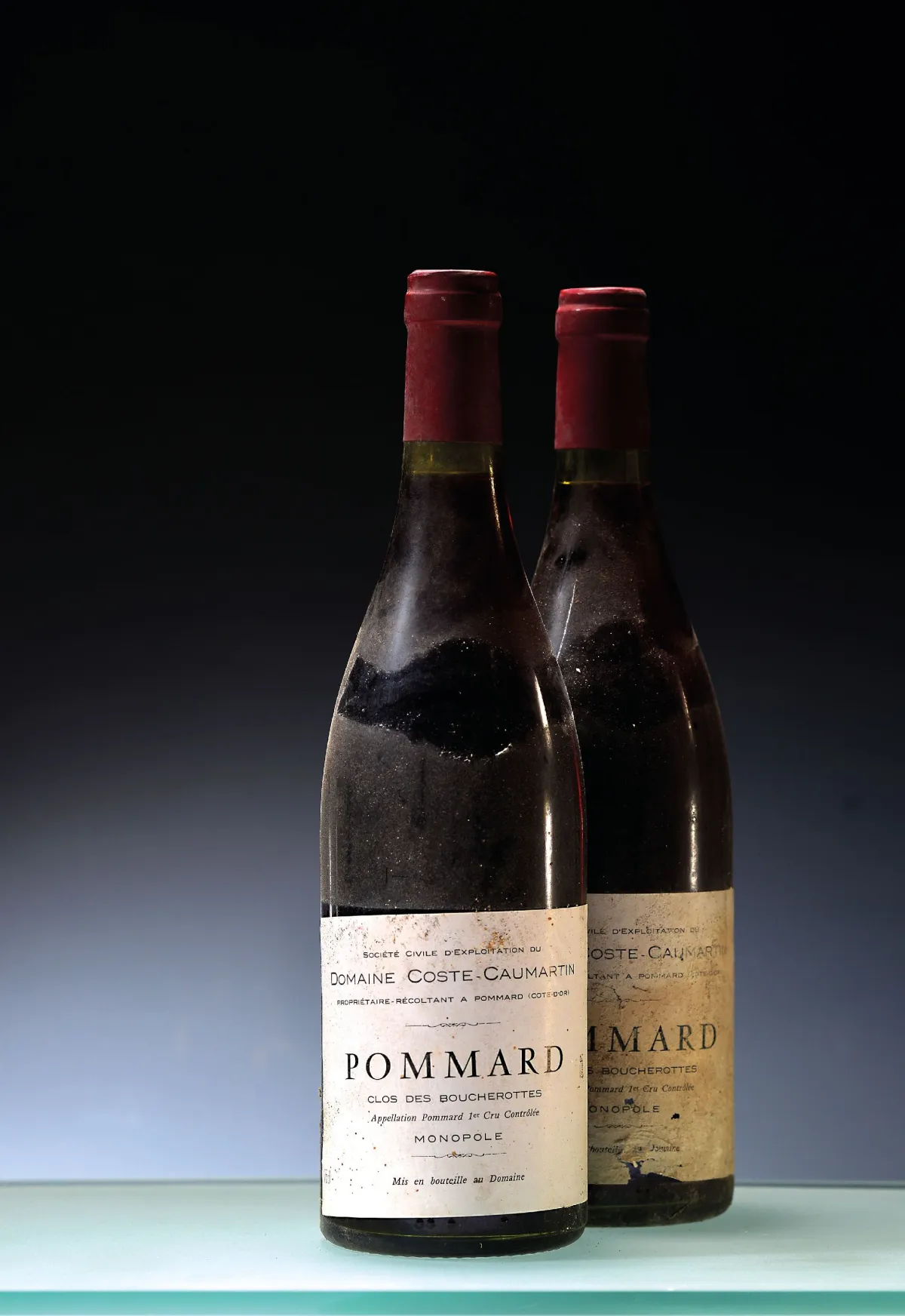 7 butelek 1982 Domaine Coste-Caumartin Pommards 1er Cru Les Clos des Boucherottes