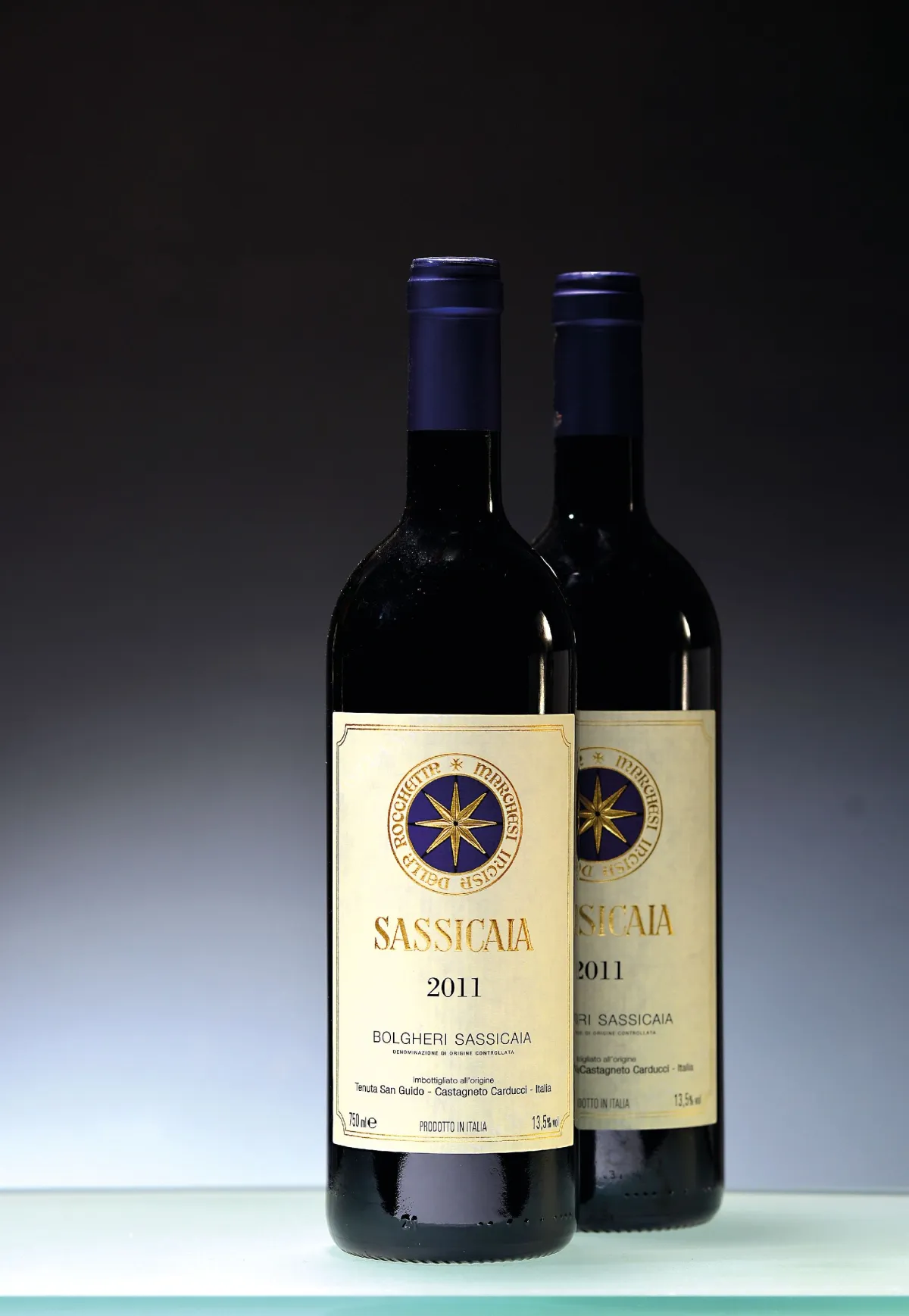 4 Flaschen 2011 Tenuta San Guido Bolgheri Sassicaia, Toskana, je ca. 75cl, 13,5%Vol.,