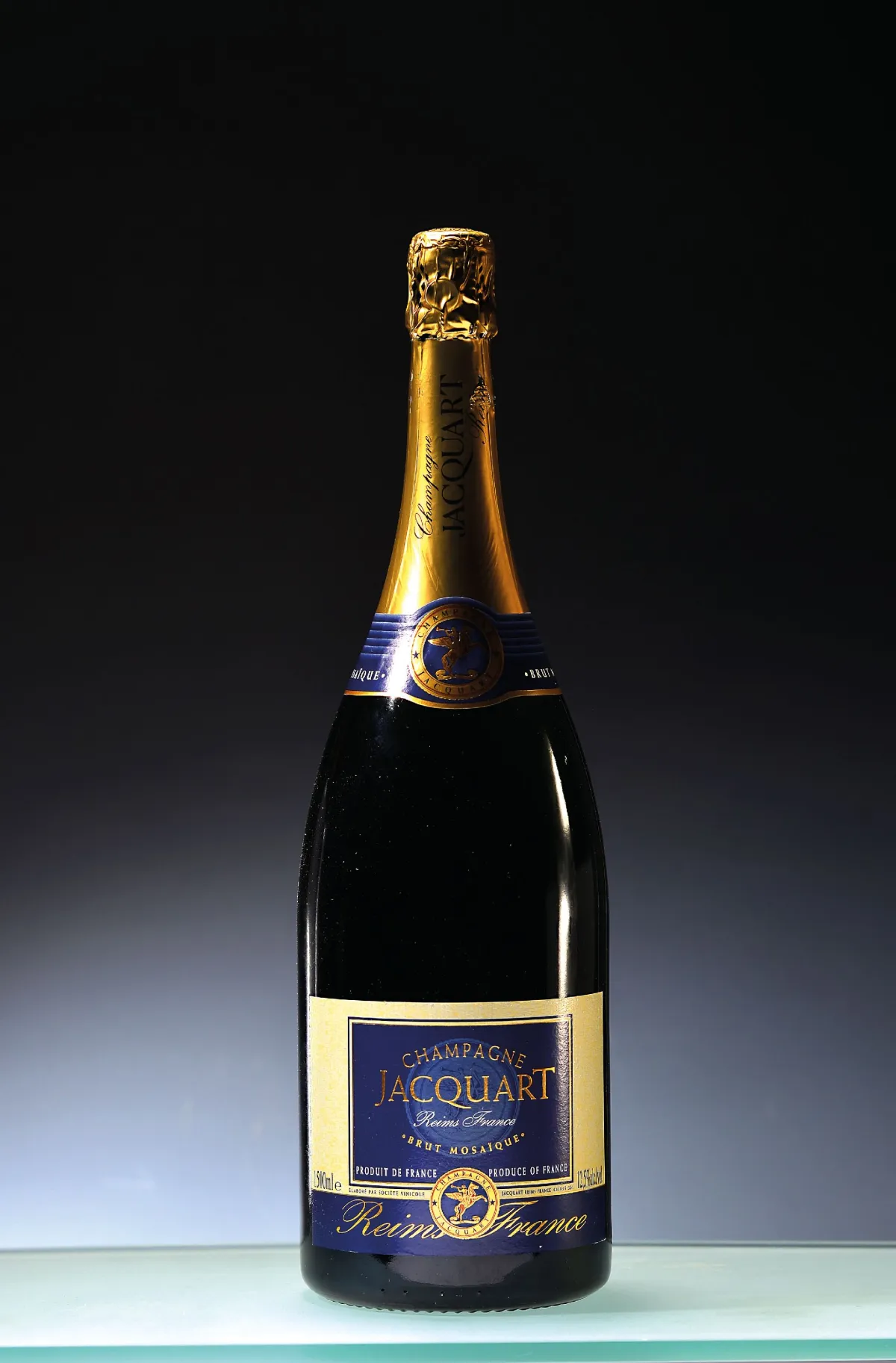 1 magnum Champagne Jacquart Mosaique Brut, Reims, ok. 1,5L, 12,5%Vol., w orig.
