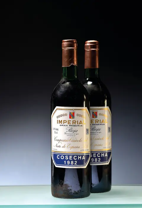 6 bouteilles 1982 CVNE Imperial Gran Reserva, Rioja DOCa, Espagne, env. 75cl, 13%vol., chacune