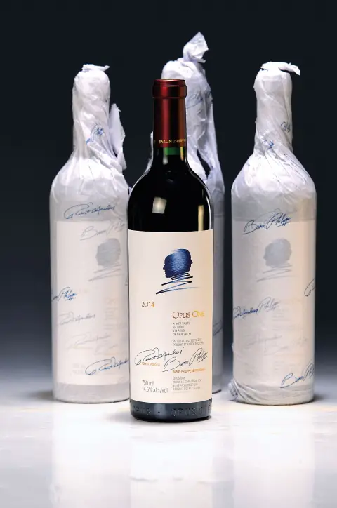 4 bouteilles 2014 Opus One, Napa Valley, USA, Baron Philippe de Rothschild, env. 75cl, 14