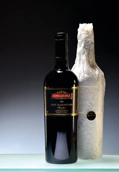 6 bouteilles 1999 Errazuriz Don Maximiano Founder's Reserve, Aconcagua Valley, Chili, chacune