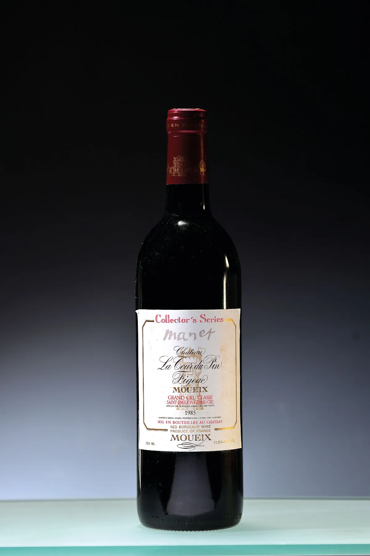 1 Flasche 1985 Chateau La Tour du Pin Figeac, Collector's Series "Manet", Saint-Emilion