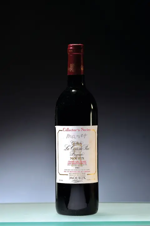 1 bouteille 1985 Chateau La Tour du Pin Figeac, Collector's Series "Manet", Saint-Emilion