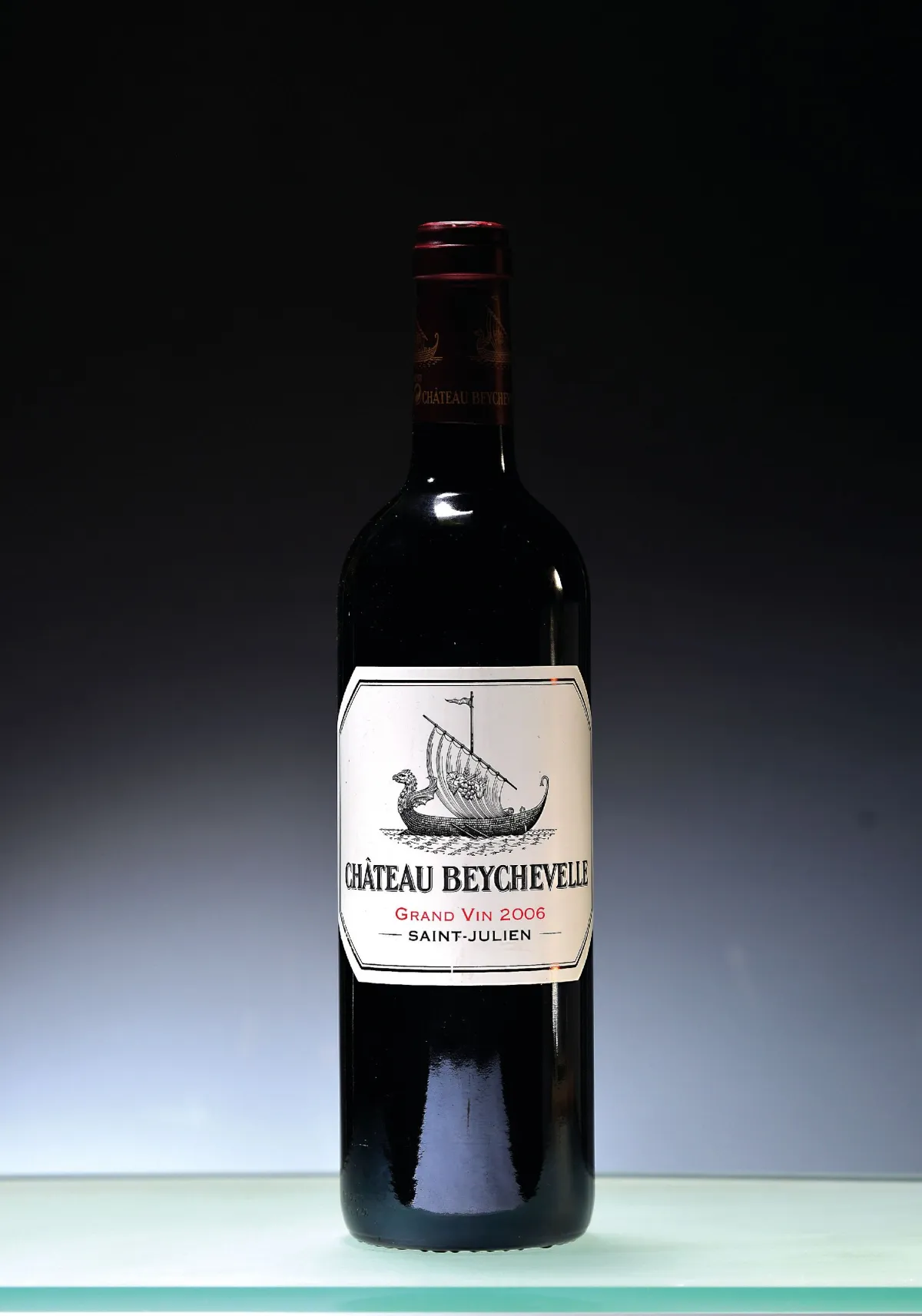1 láhev 2006 Chateau Beychevelle, Saint-Julien, cca 75cl, 13%obj., high fill