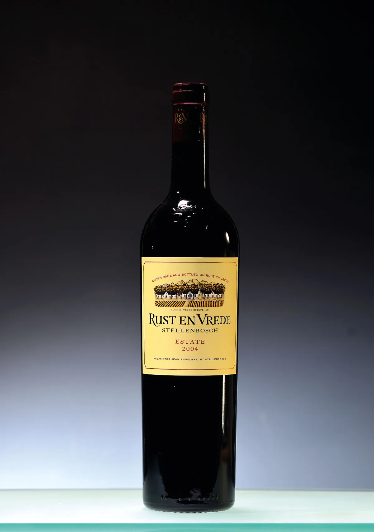 2 bouteilles 2004 Rust en Vrede Estate, Stellenbosch, Afrique du Sud, env. 75cl, 14,5%Vol.,