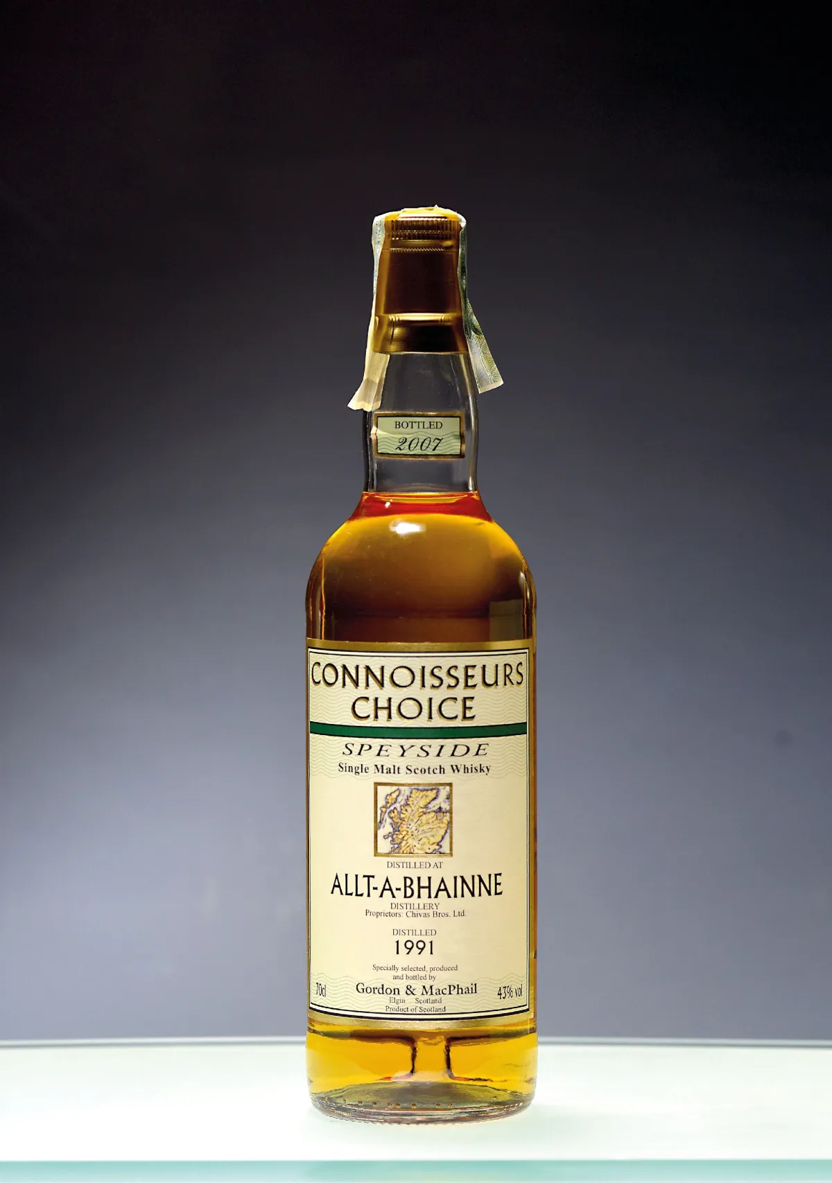 1 bouteille 1991 Allt-A-Bhainne Connoisseurs Choice, embouteillé 2007, Scotch Whisky