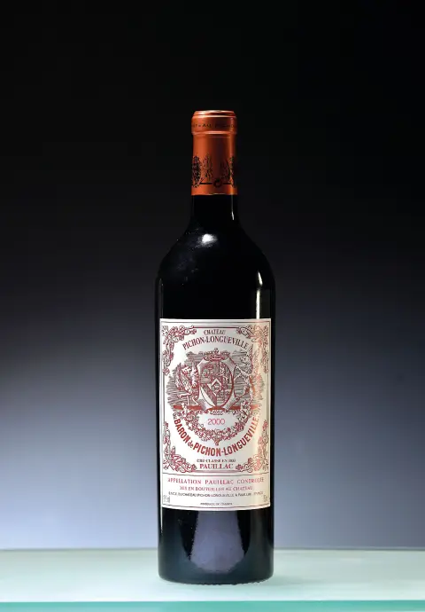 1 bouteille 2000 Château Pichon-Longueville au Baron de Pichon-Longueville, Pauillac, env.