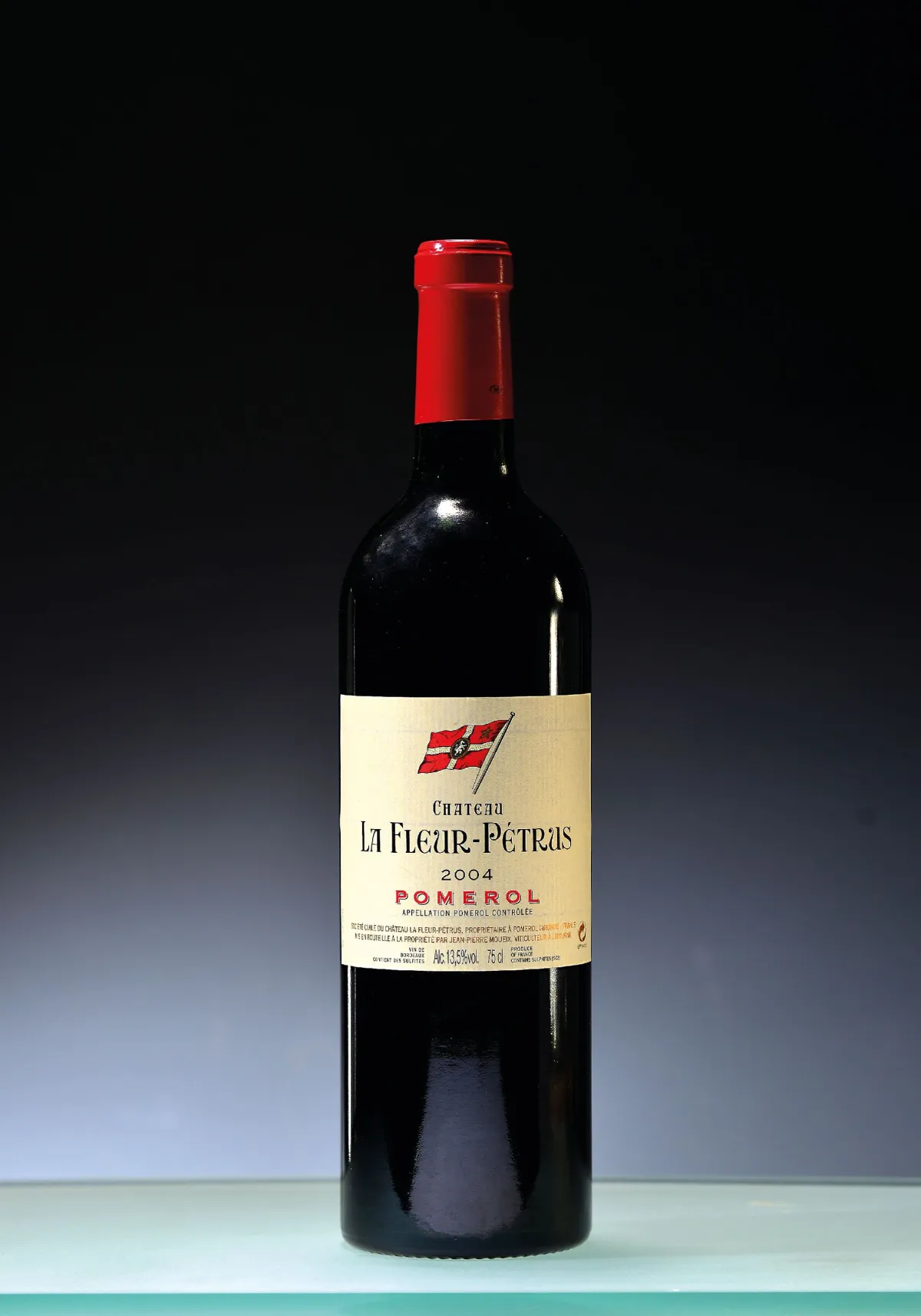 1 butelka 2004 La Fleur-Petrus, Pomerol, ok. 75cl, 13,5%Vol., high fill