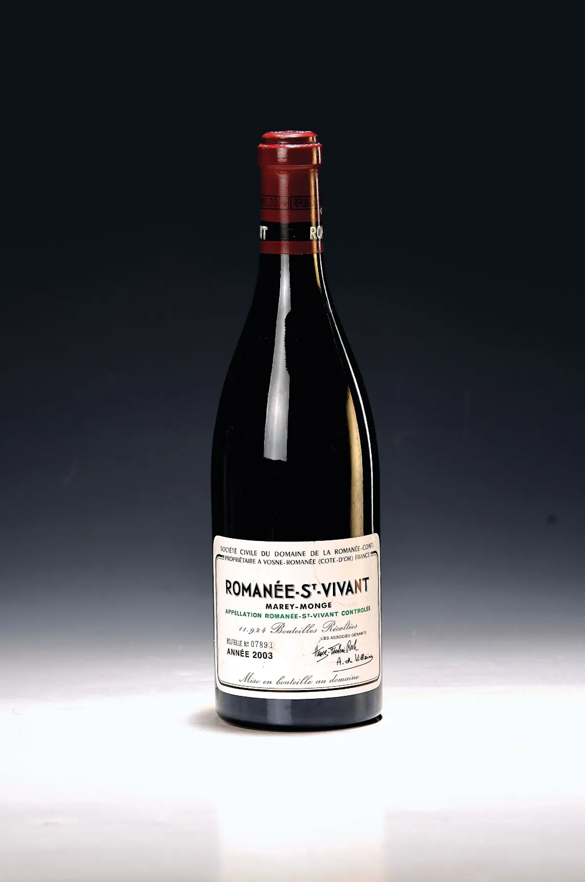 1 láhev 2003 Domaine de la Romanee-Conti Romanee-Saint-Vivant Grand Cru, Cote de