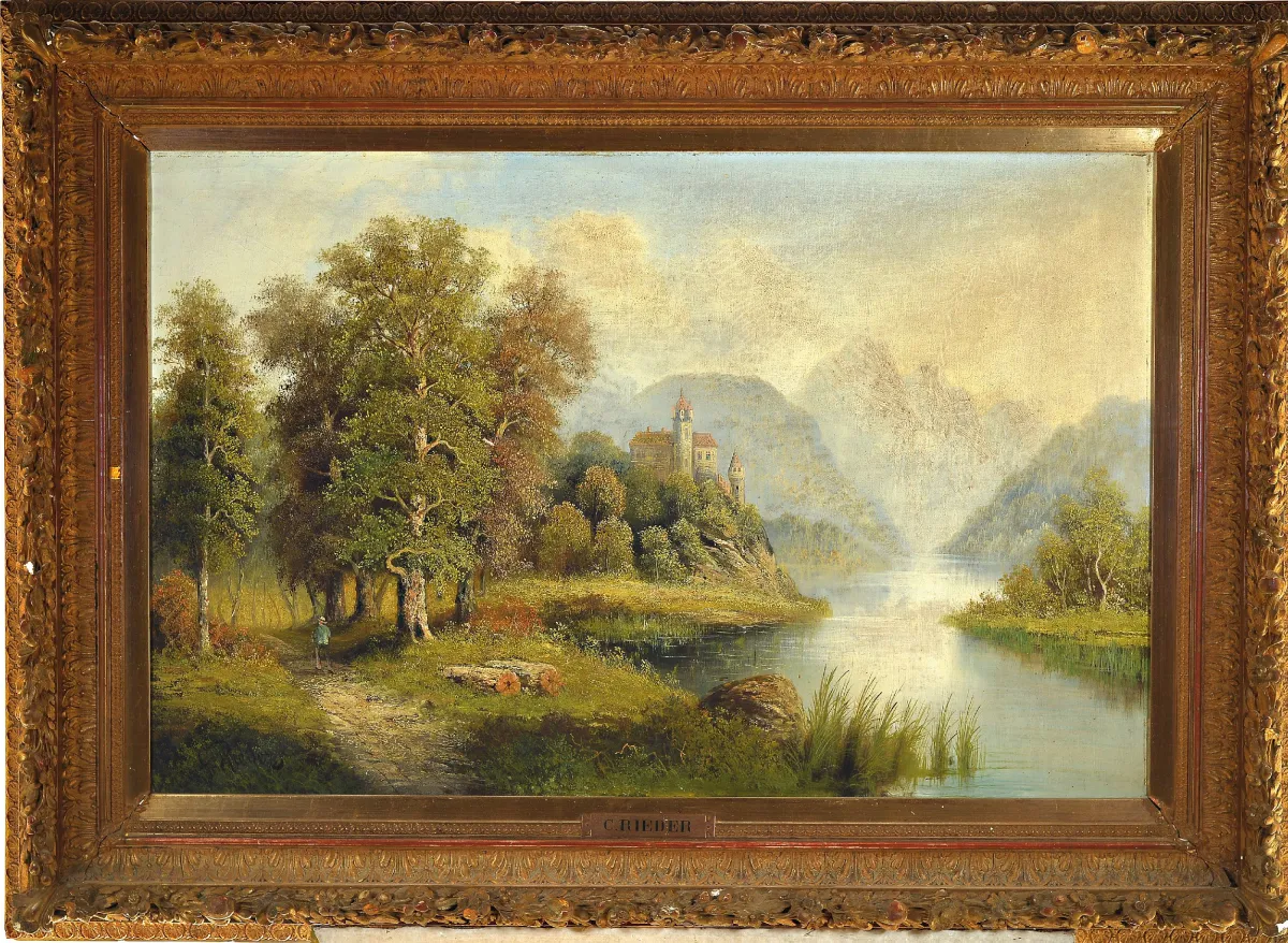 C. Rieder, pseudonym of Anton Pick, 1840 Gorizia-c. 1905 Vienna, verso on old