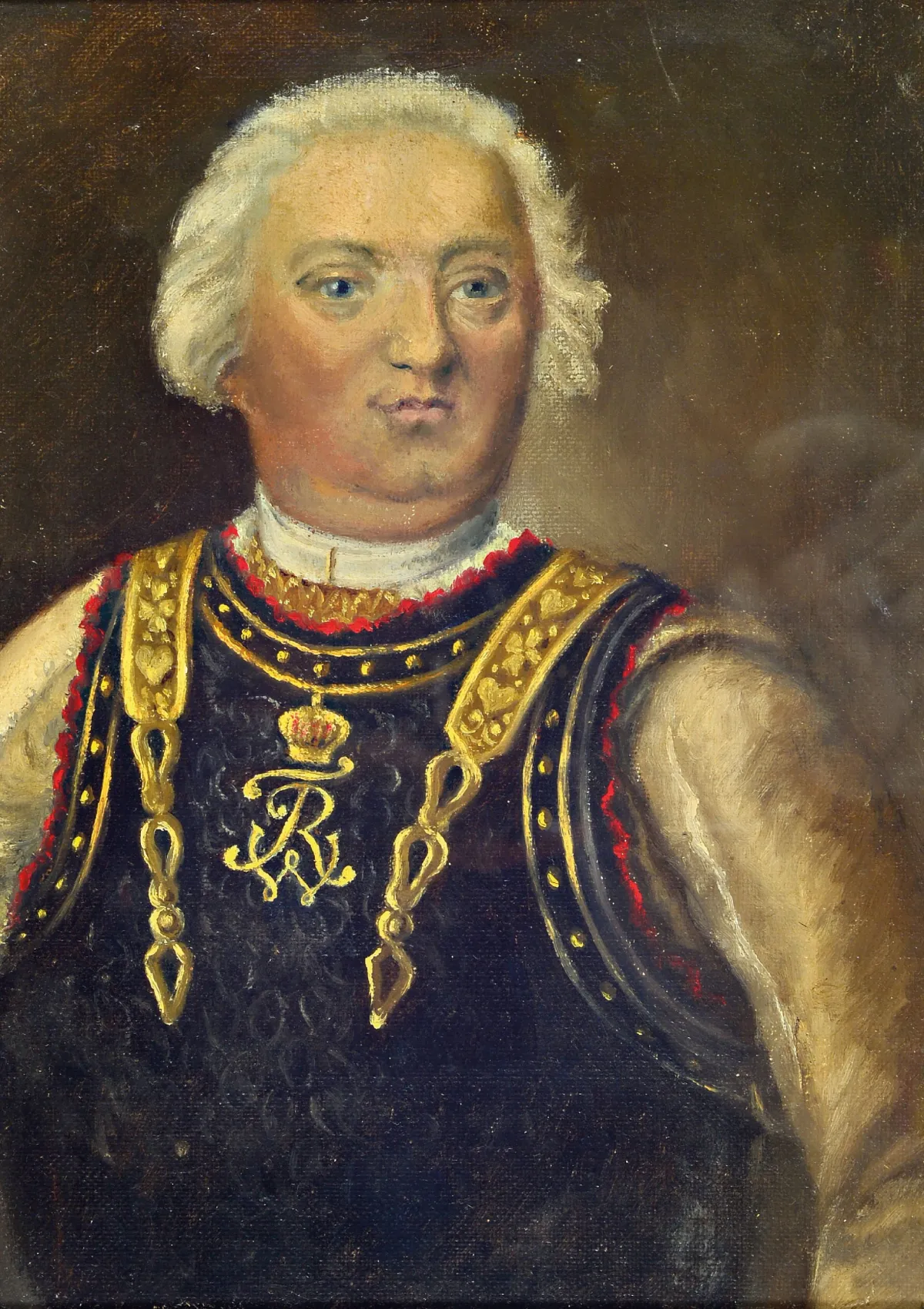 Nieznany artysta XVIII w., portret królewskiego pruskiego feldmarszałka generalnego